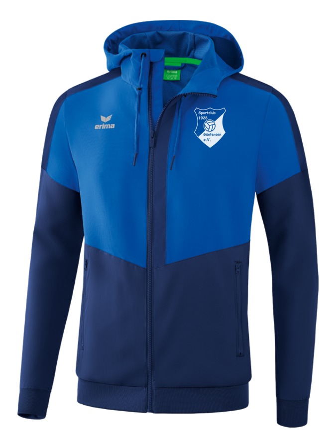 Erima Squad Tracktop Jacke mit Kapuze