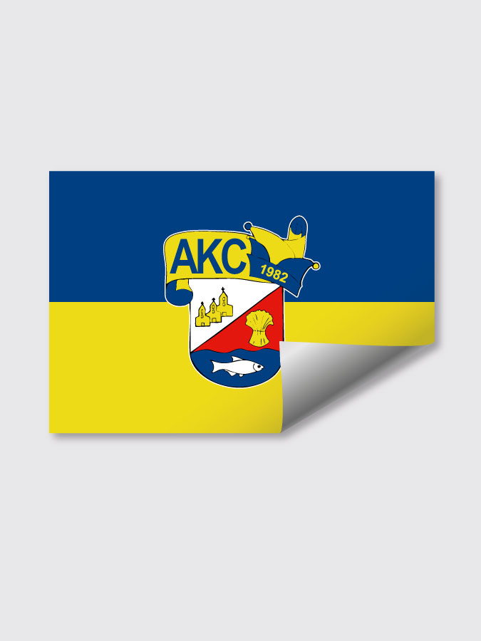 Aufkleber DIN A7 Logo