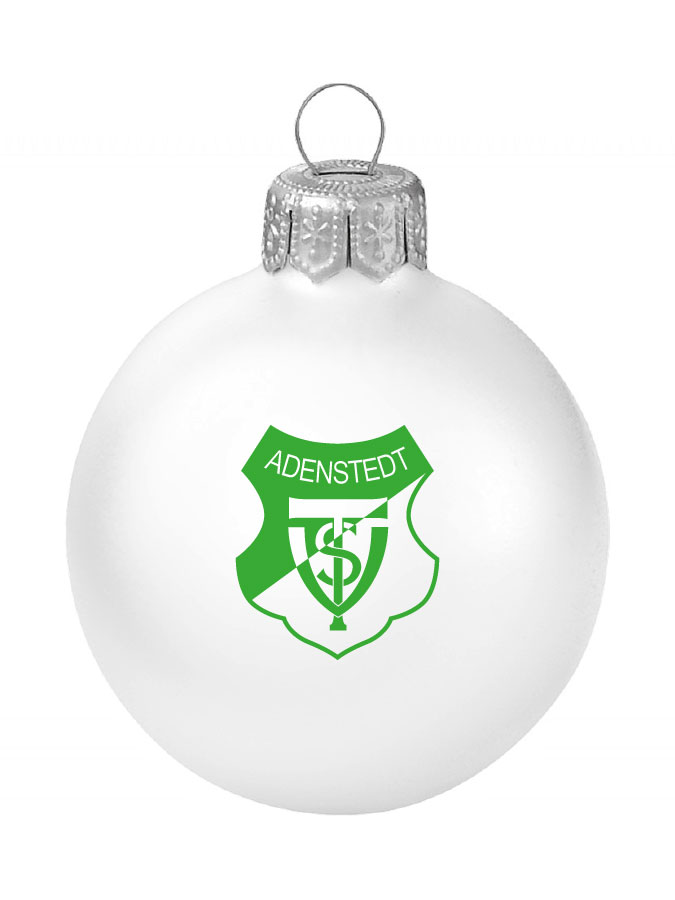 Weihnachtskugel Logo 8cm