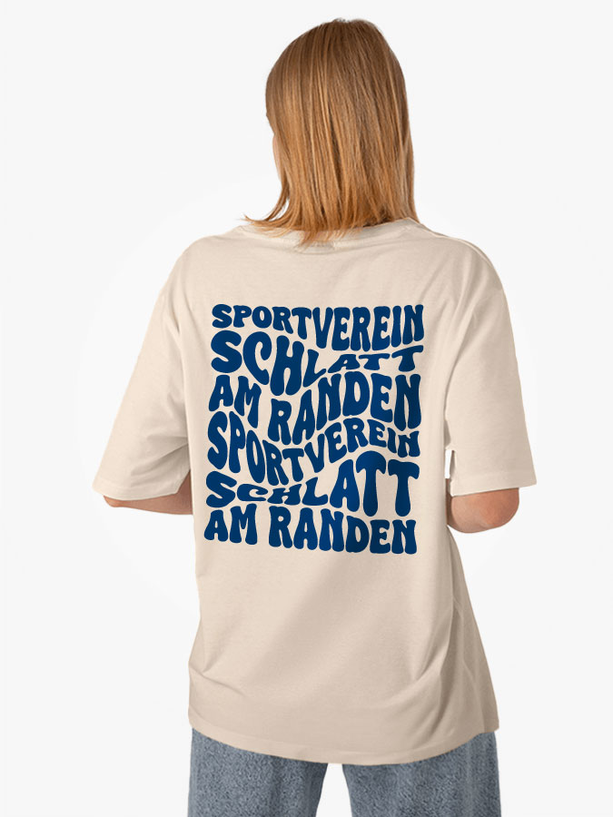 Oversized Shirt Wavy Damen