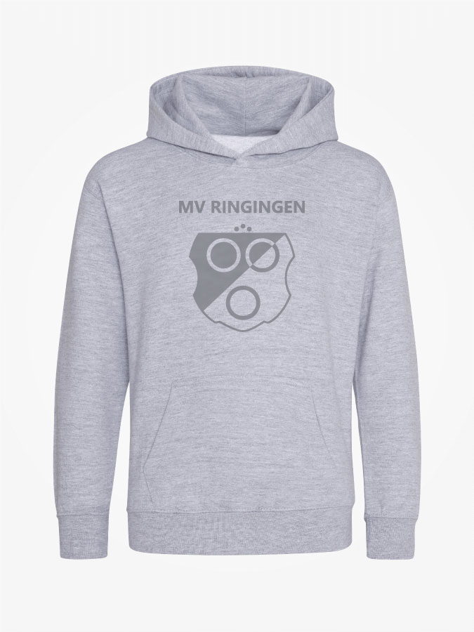 Hoodie All Grey Kids Unisex