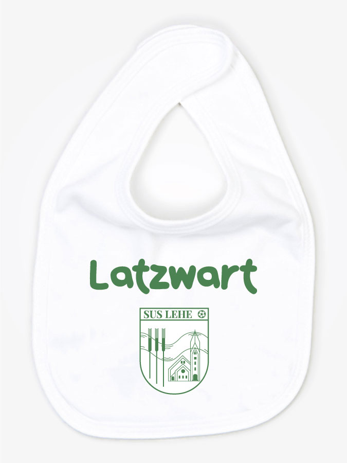 Babylätzchen Latzwart