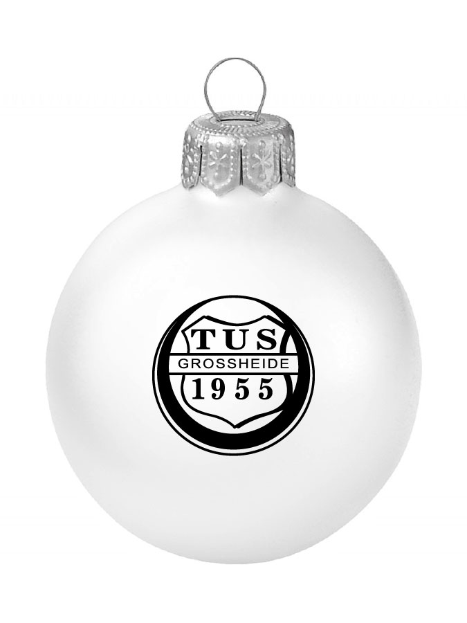 Weihnachtskugel Logo 8cm