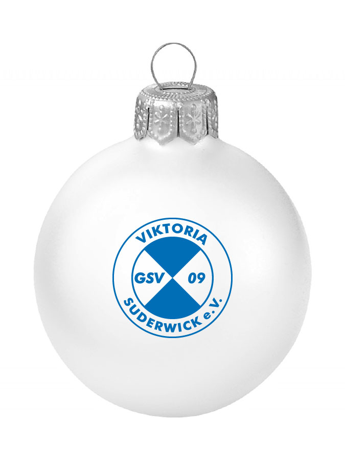 Weihnachtskugel Logo 8cm