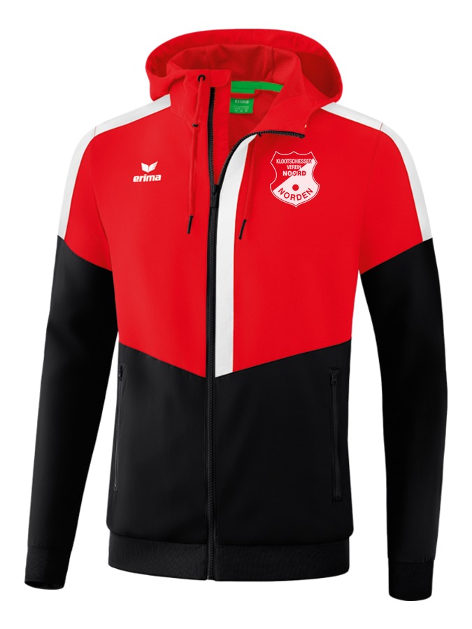 Erima Squad Tracktop Jacke mit Kapuze