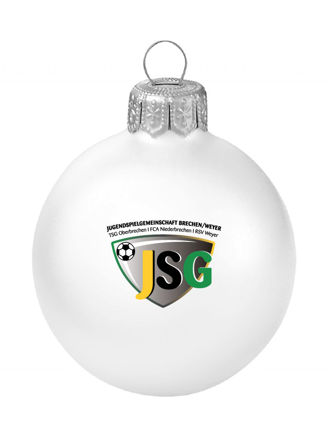 Weihnachtskugel Logo 8cm