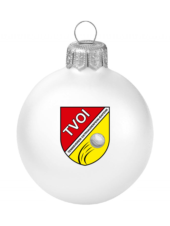 Weihnachtskugel Logo 8cm