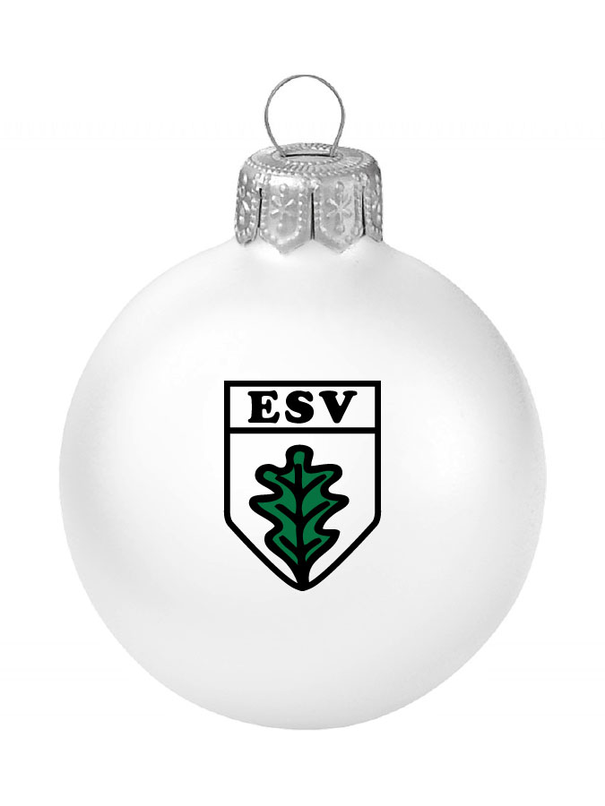 Weihnachtskugel Logo 8cm