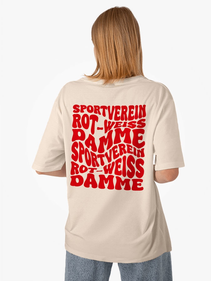 Oversized Shirt Wavy Damen