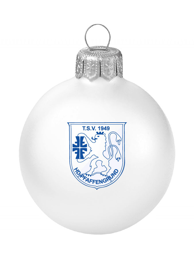 Weihnachtskugel Logo 8cm