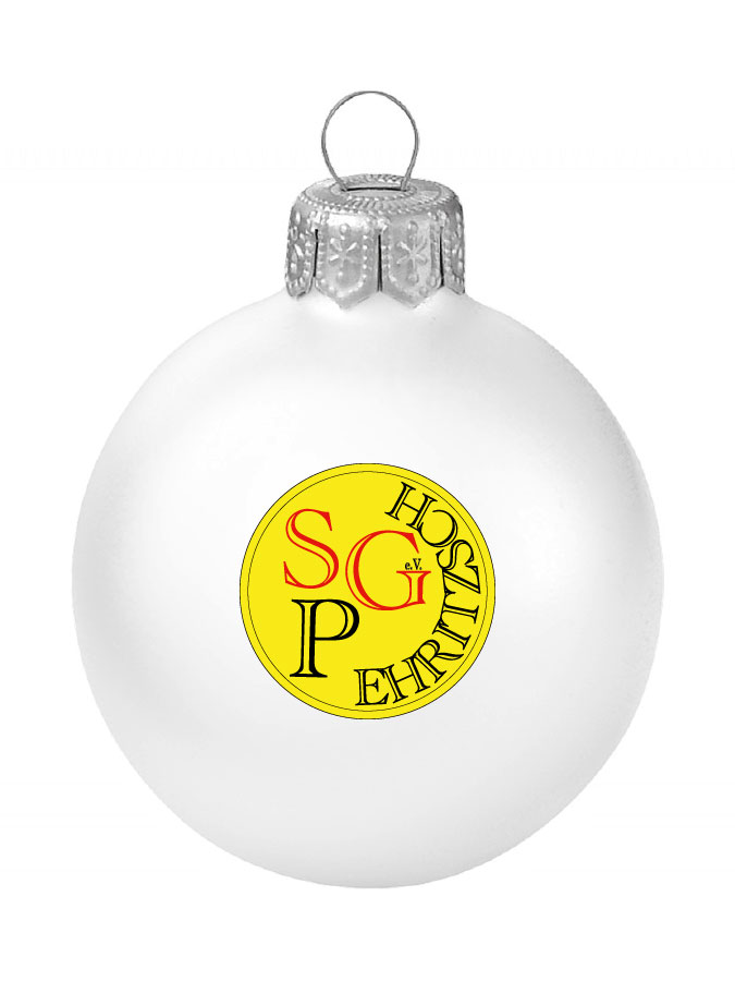 Weihnachtskugel Logo 8cm