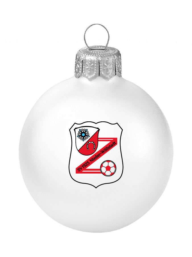Weihnachtskugel Logo 8cm