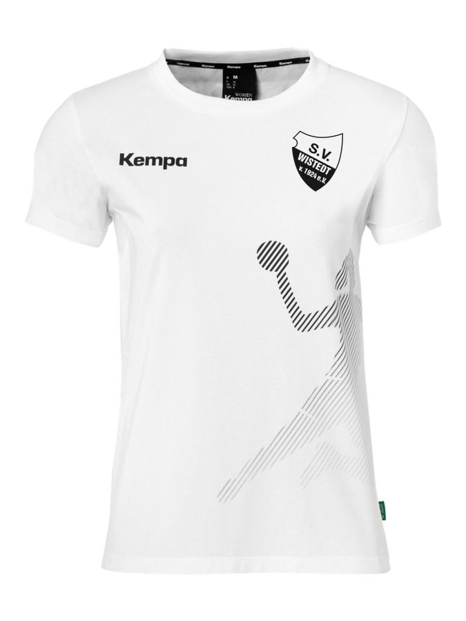 Kempa T-Shirt Black & White Damen