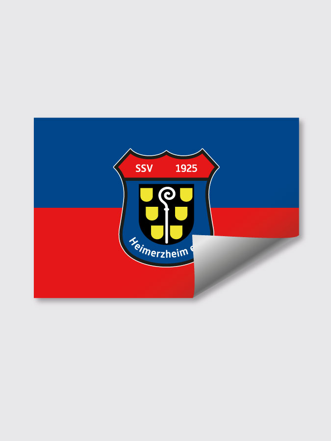 Aufkleber DIN A7 Logo