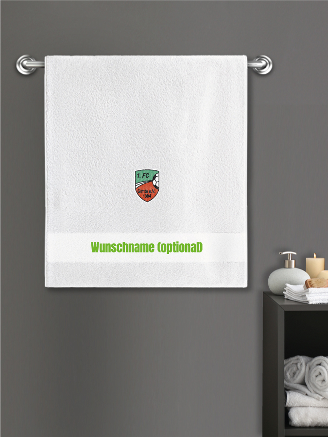 Badehandtuch Team Sticklogo