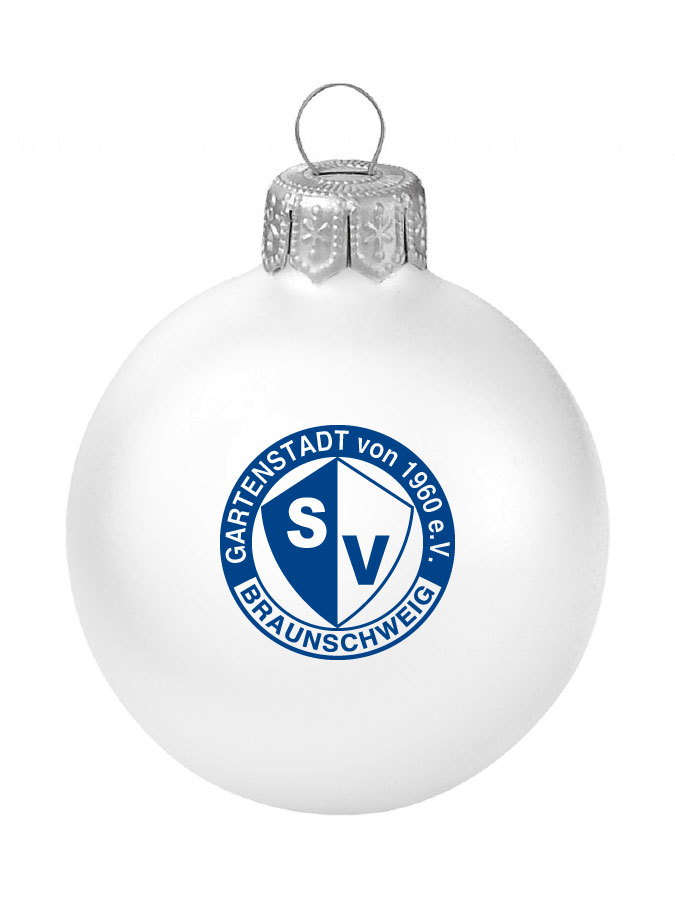 Weihnachtskugel Logo 8cm