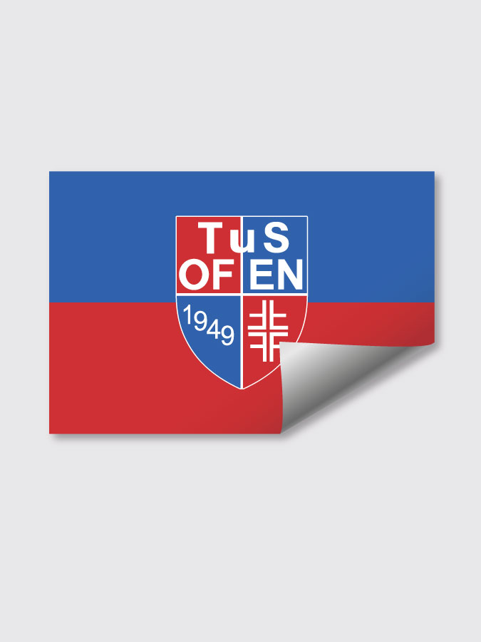 Aufkleber DIN A7 Logo
