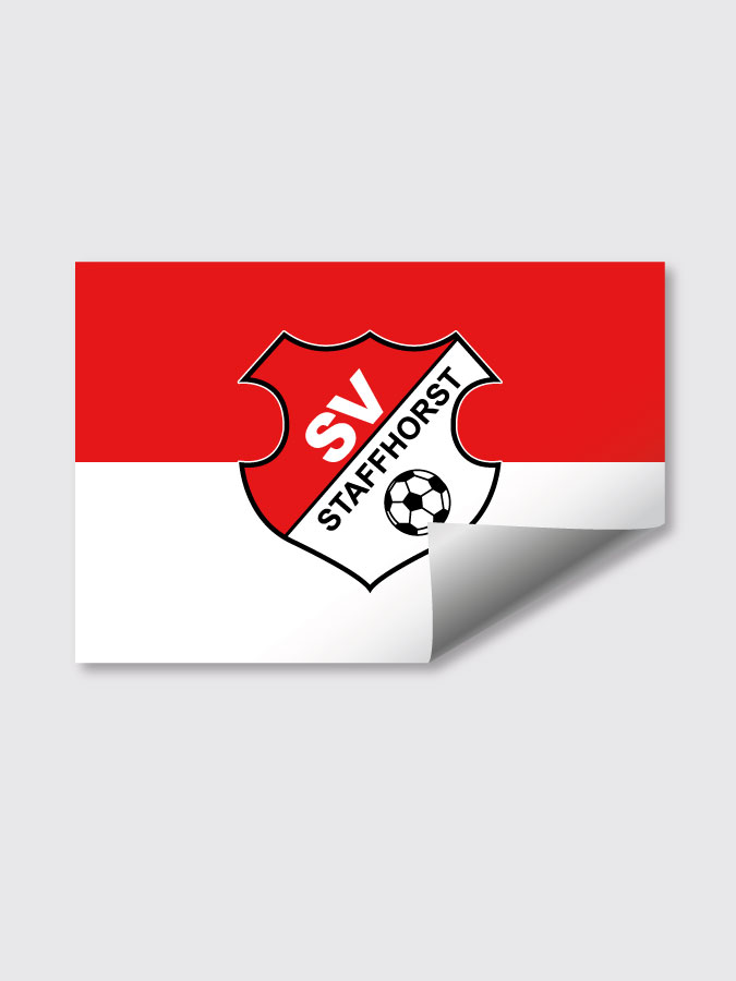 Aufkleber DIN A7 Logo