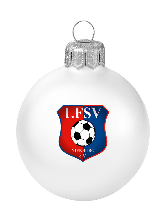 Weihnachtskugel Logo 8cm