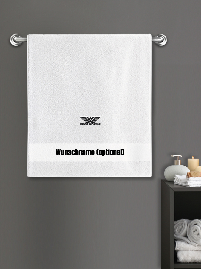 Badehandtuch Team Sticklogo