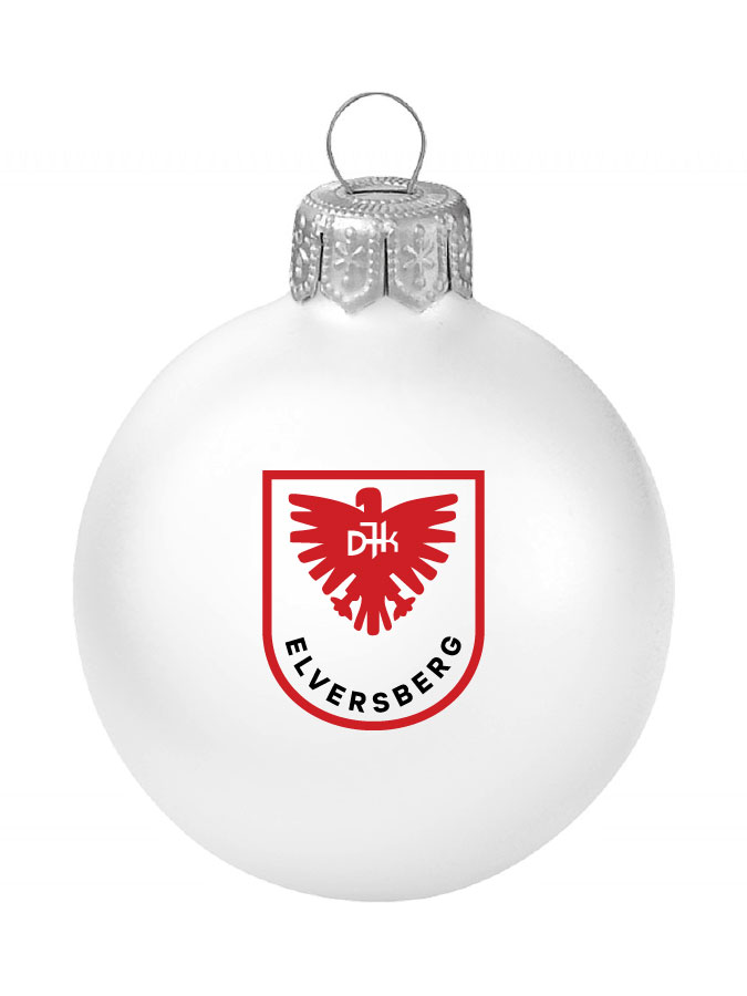 Weihnachtskugel Logo 8cm