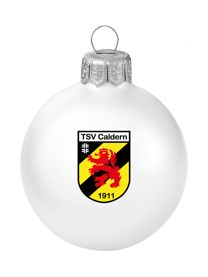 Weihnachtskugel Logo 8cm