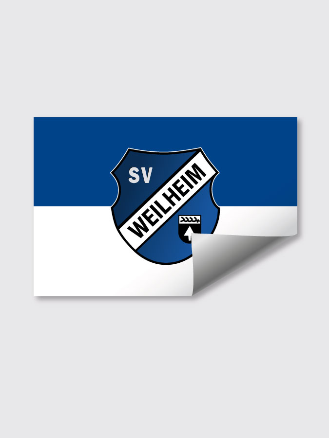 Aufkleber DIN A7 Logo