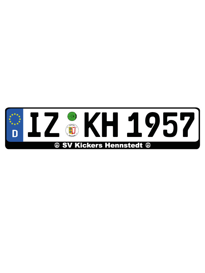 Kennzeichenhalter Kalden (2er Set)