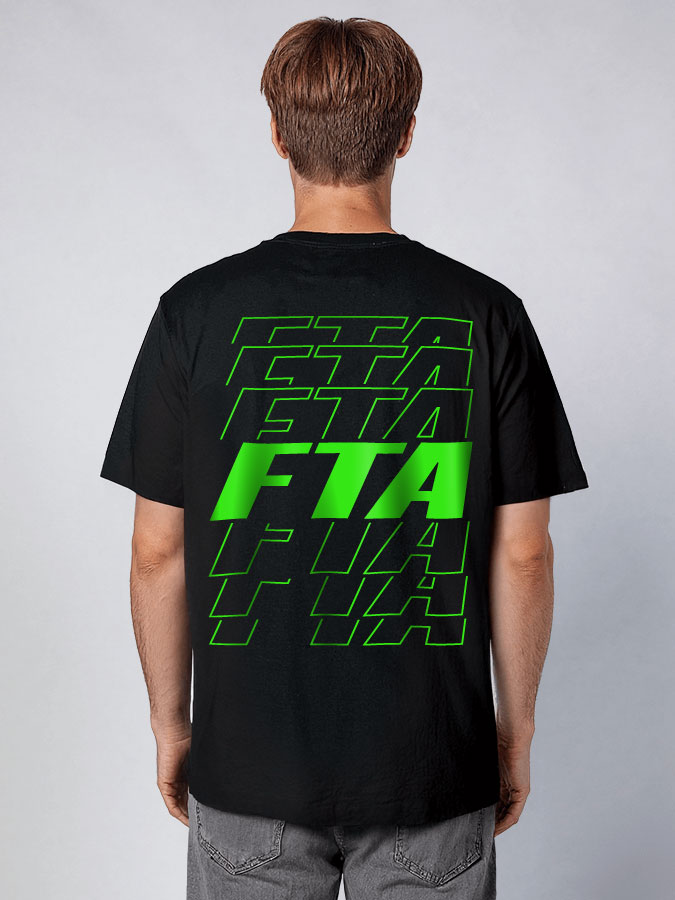 Oversized Shirt Neon Herren