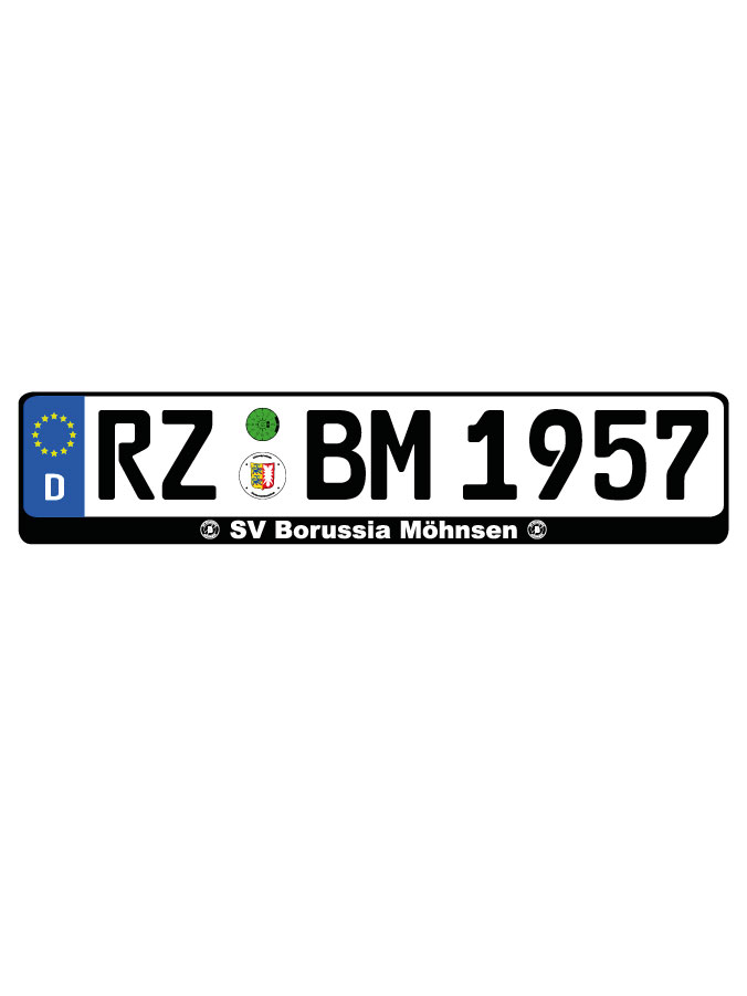 Kennzeichenhalter Kalden (2er Set)