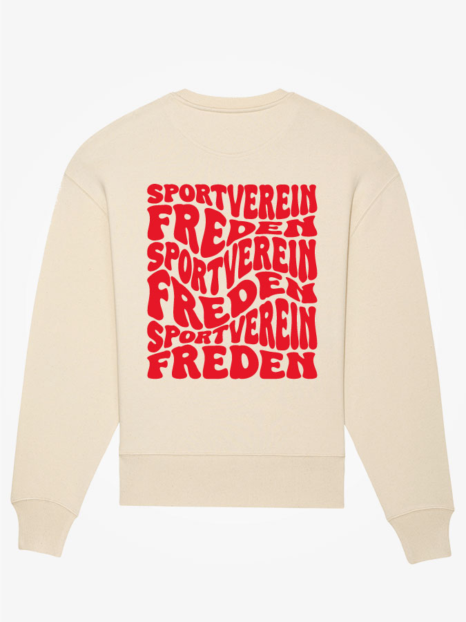 Sweatshirt Oversized Wavy Herren