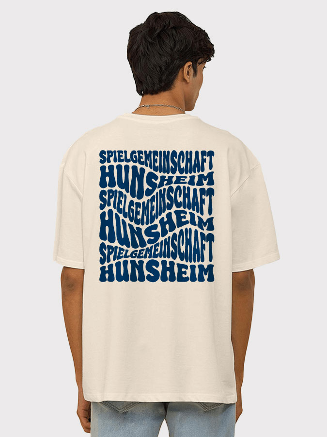 T-Shirt Oversized Wavy Herren