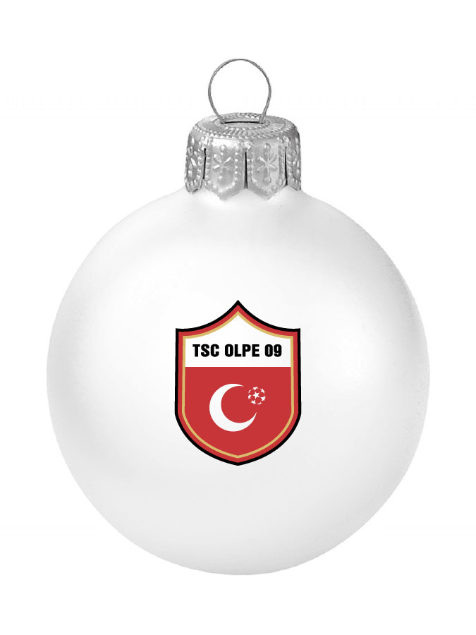 Weihnachtskugel Logo 8cm