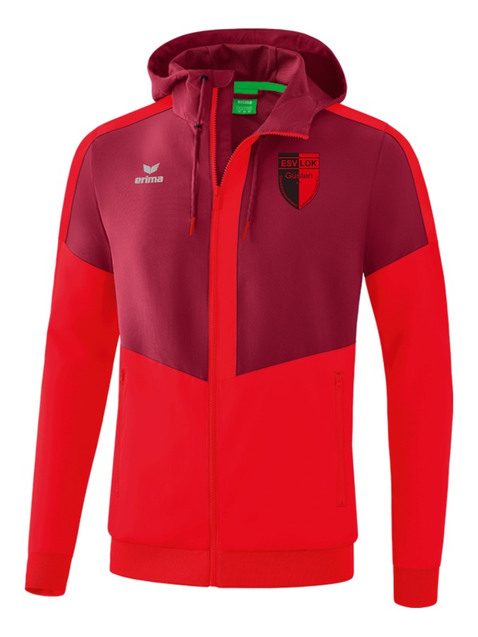 Erima Squad Tracktop Jacke mit Kapuze