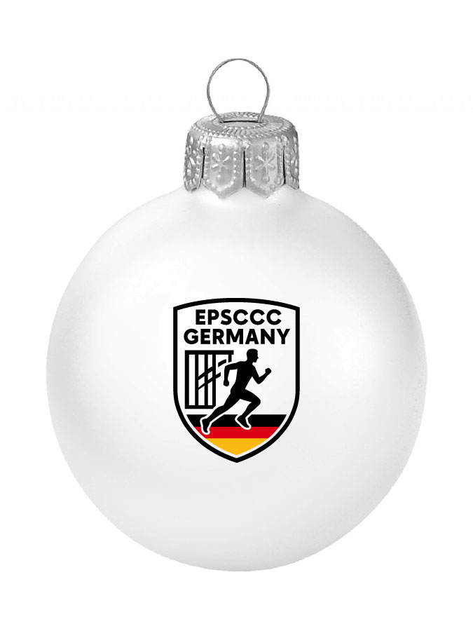 Weihnachtskugel Logo 8cm