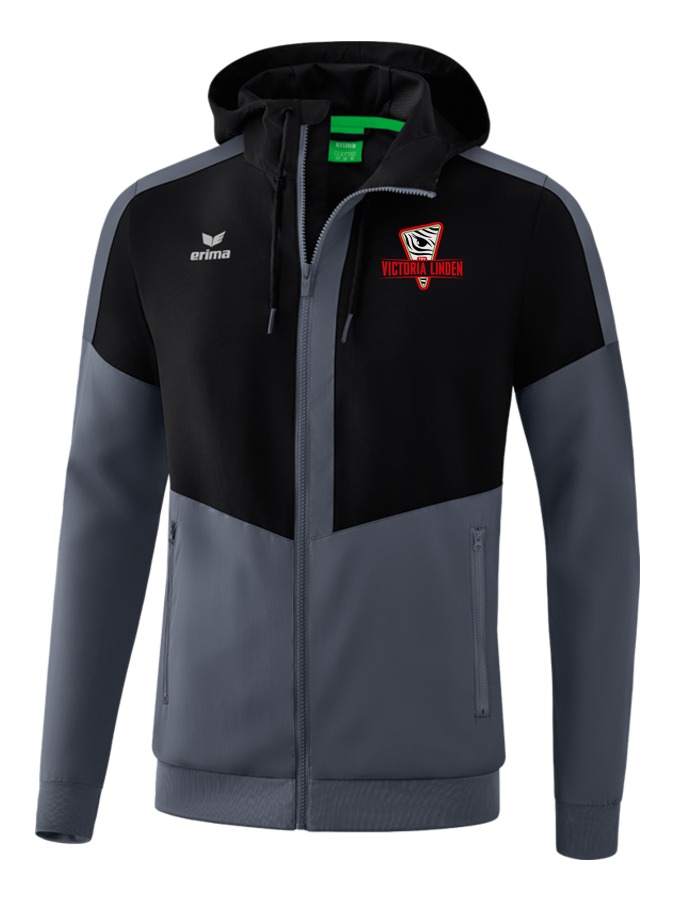 Erima Squad Tracktop Jacke mit Kapuze