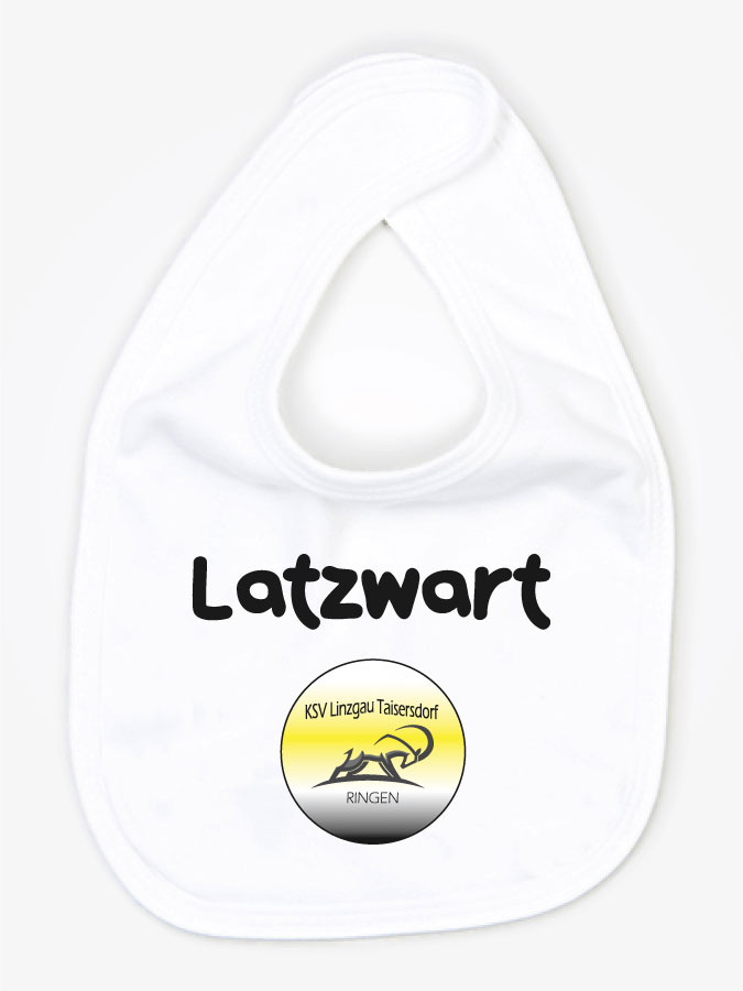 Babylätzchen Latzwart