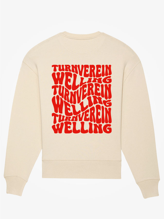 Oversized Sweater Wavy Herren