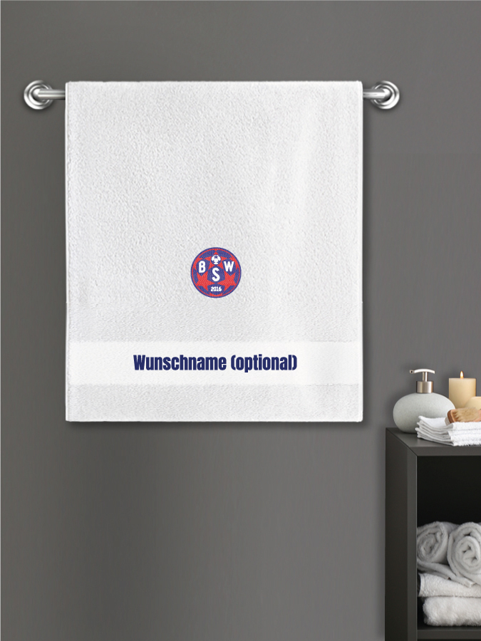Badehandtuch Team Sticklogo
