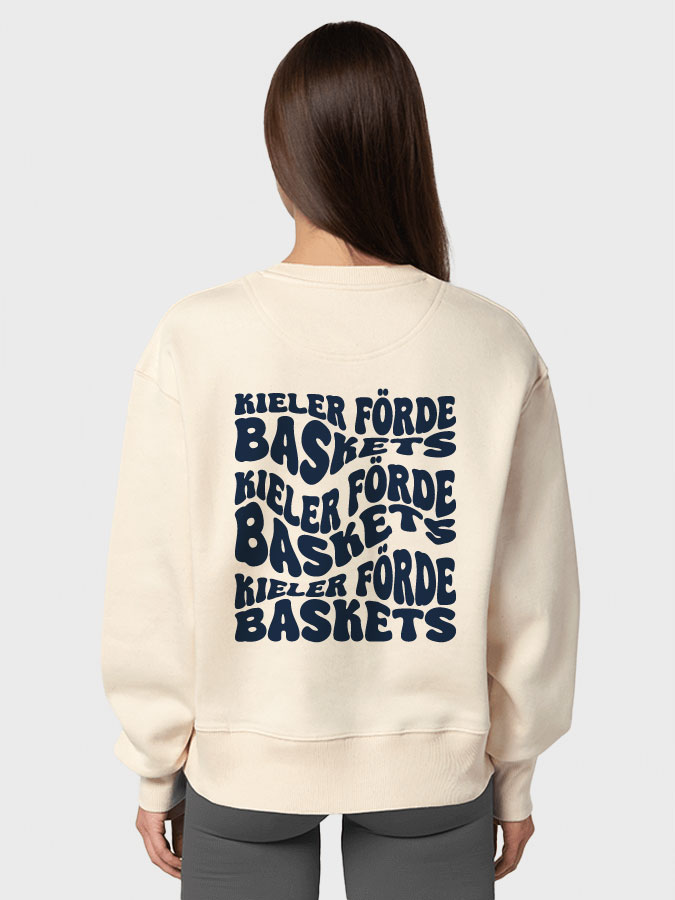 Oversized Sweater Wavy Damen