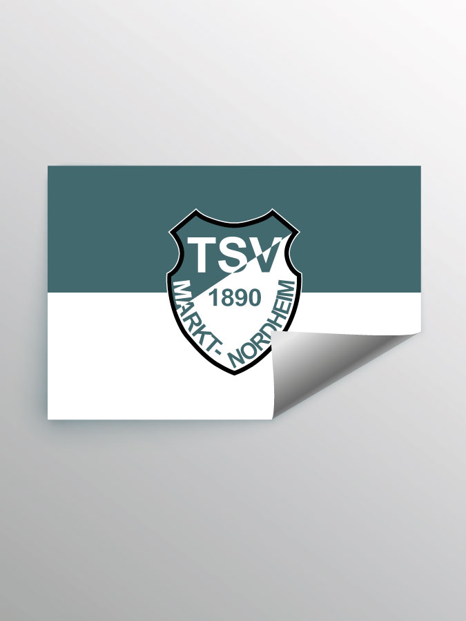 Aufkleber DIN A7 Logo