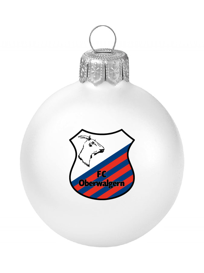 Weihnachtskugel Logo 8cm