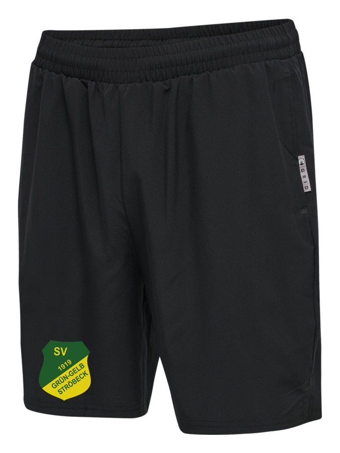 Hummel Move Grid Woven Shorts