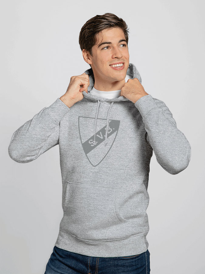 Hoodie All Grey Herren