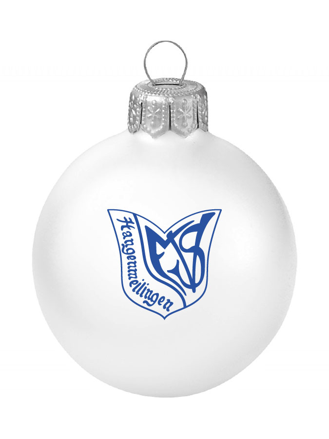 Weihnachtskugel Logo 8cm