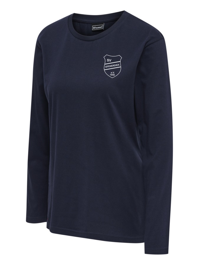 Hummel Red Basic T-Shirt Langarmshirt Damen