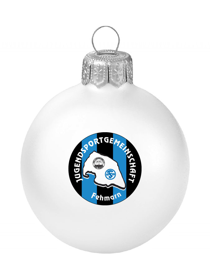 Weihnachtskugel Logo 8cm