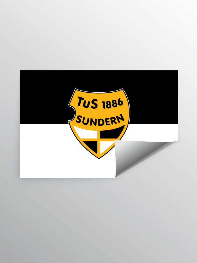 Aufkleber DIN A7 Logo