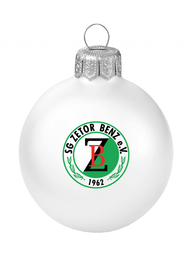 Weihnachtskugel Logo 8cm