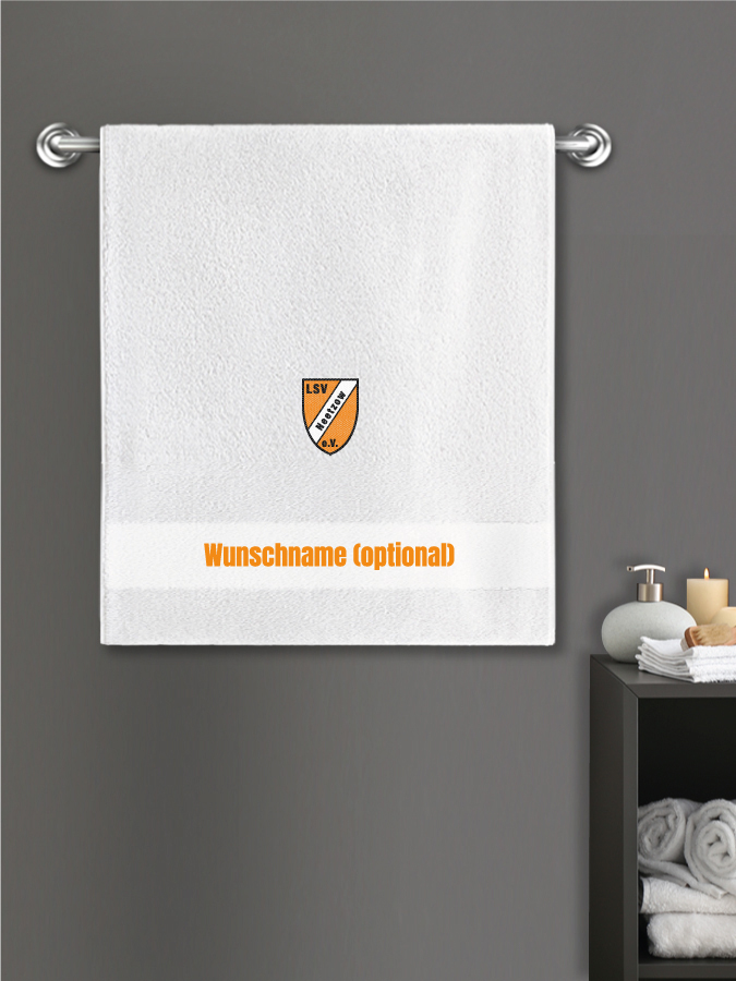 Badehandtuch Team Sticklogo